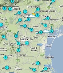 Temperatura Live Arpav